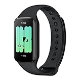 Xiaomi Redmi Smart Band 2 GL,Rastreador de Fitness y Rastreador de Actividad, Pantalla TFT de 1,47',Movimiento,Cardíaca,Seguimiento del Sueño,Medición de SpO2, 5ATM Resistente al Agua(Negro)