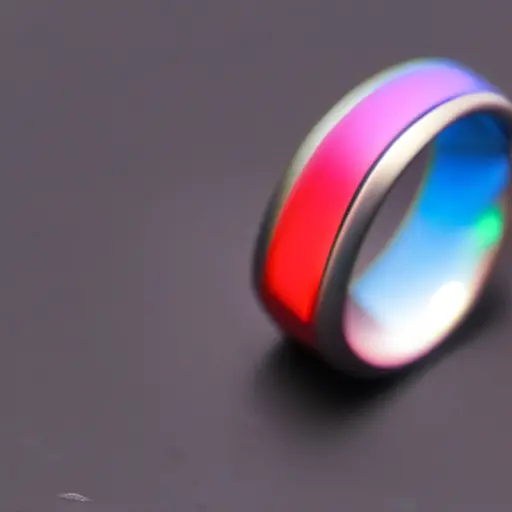 anillo que cambia de color