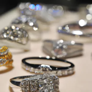 anillos con diamantes