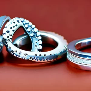 anillos grandes de plata